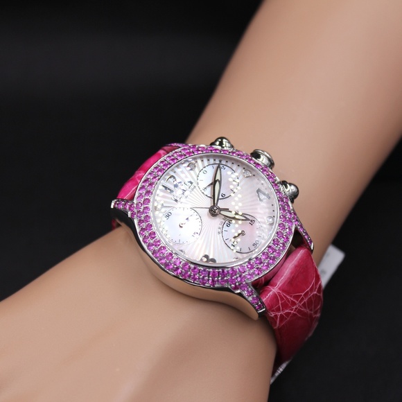 Amethyst Diamond 3.45 Tcw Unisex Luxury New Watch main image 4